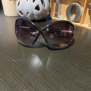 Tom Ford Women's Jennifer TF8 01B' Black/Grey Sung